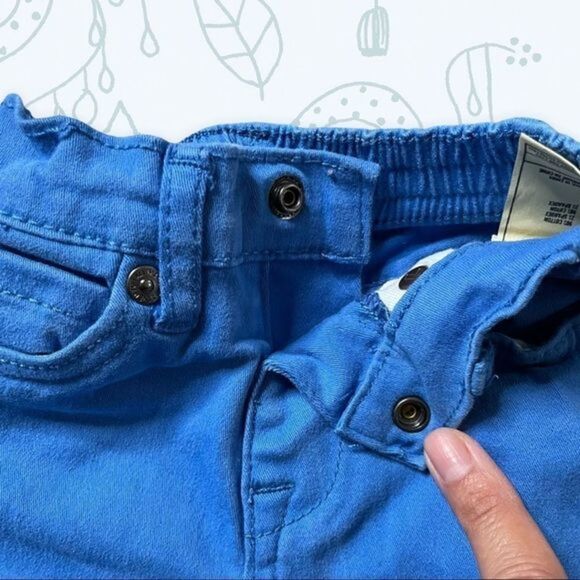 7 For all Mankind Royal Blue Jeans 3/6‎ Months - Picture 5 of 6